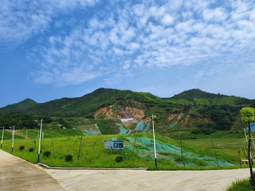 銅山、前山露天采坑復墾項目完成